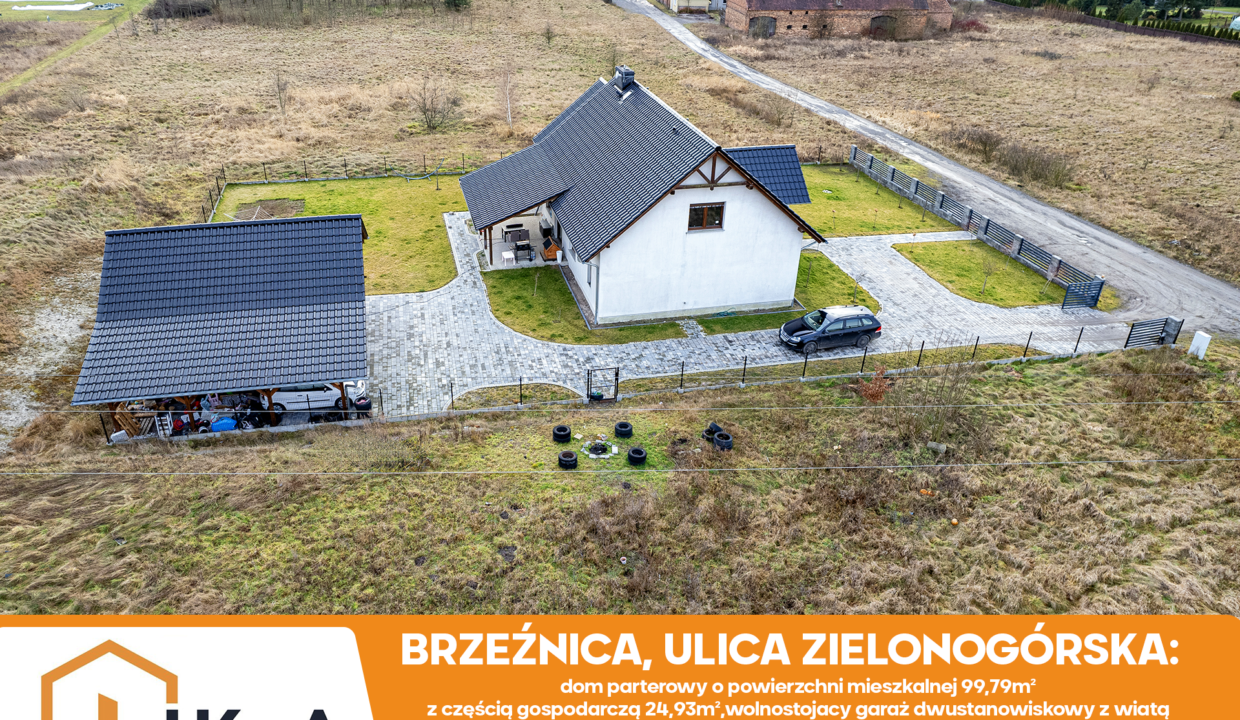 Brzeźnica dron tył blisko