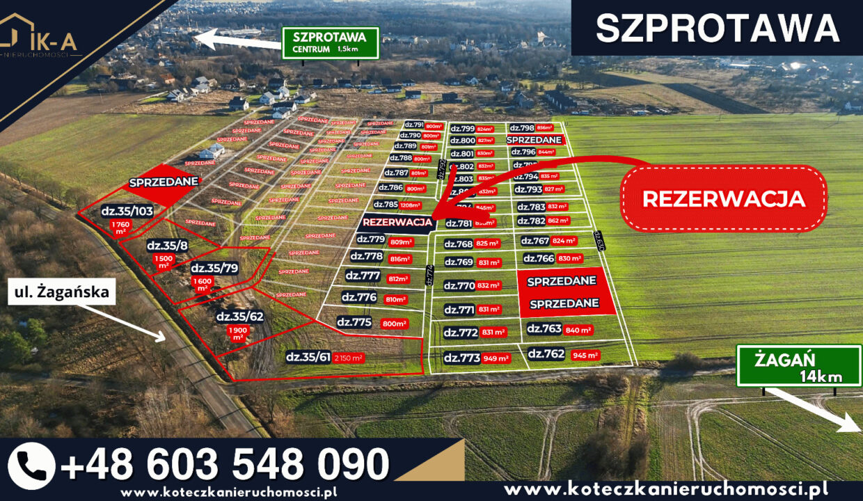Szprotawa 780 rezerwacja
